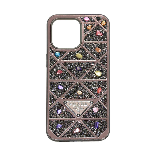 (R8) Crystal Rhinestone Metal Prada Model