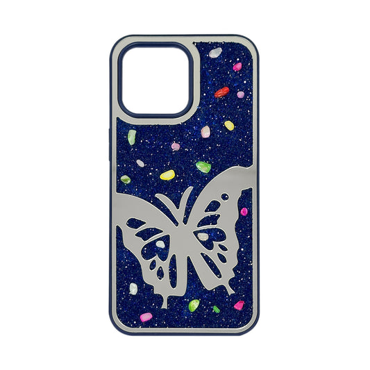 (R12) Crystal Rhinestone Mirror Butterfly Model