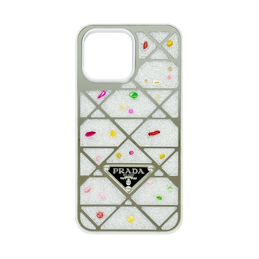 (R7) Crystal Rhinestone Mirror Prada Model